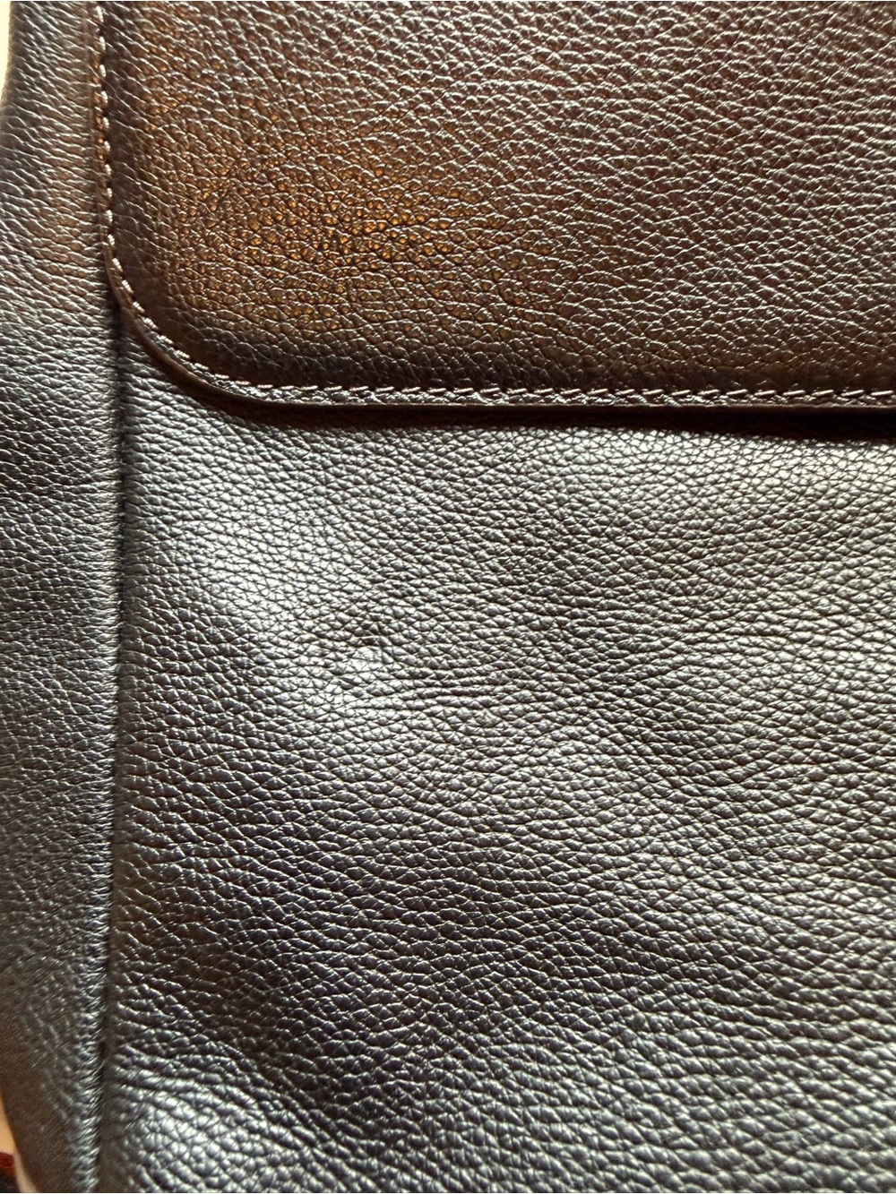 Fossil Black Leather Backpack – Excellent Condition - Picture 6 of 10